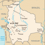 Mapa Bolívie