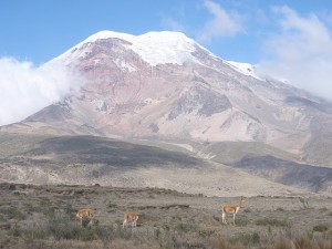 Chimborazo Nejvyšší hora Ekvádoru Chimborazo