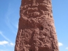 Tiwanaku: socha boha slunce Kon-tiki. Thor Heyerdahl podle něj pojmenoval svůj raft