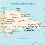 Mapa Dominikánské republiky